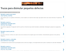 Tablet Screenshot of como-disimular-defectos.blogspot.com
