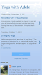 Mobile Screenshot of adeleyoga.blogspot.com