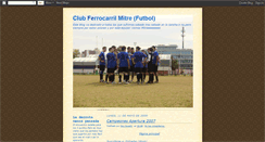 Desktop Screenshot of clubmitrefutbol.blogspot.com