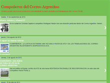 Tablet Screenshot of empleadosdelcorreoargentino.blogspot.com