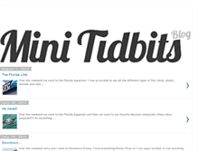 Tablet Screenshot of minitidbitsblog.blogspot.com