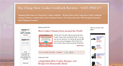 Desktop Screenshot of buyslowcookercookbook.blogspot.com