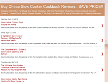 Tablet Screenshot of buyslowcookercookbook.blogspot.com