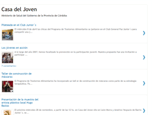 Tablet Screenshot of casadeljovensaludmental.blogspot.com