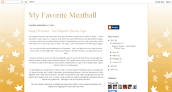 Desktop Screenshot of myfavoritemeatball.blogspot.com