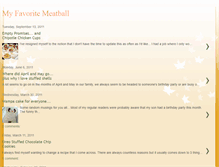 Tablet Screenshot of myfavoritemeatball.blogspot.com