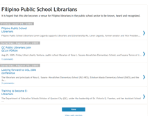 Tablet Screenshot of filipinapslibrarians.blogspot.com