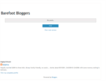 Tablet Screenshot of barefootbloggers.blogspot.com