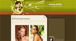 Desktop Screenshot of mybeautybubble.blogspot.com