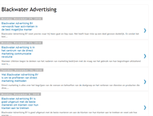 Tablet Screenshot of blackwater-advertising-nl.blogspot.com
