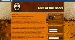 Desktop Screenshot of lordofthebeers.blogspot.com
