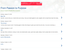 Tablet Screenshot of frompassiontopurpose.blogspot.com