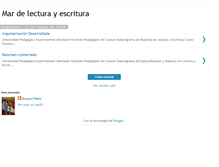 Tablet Screenshot of mardelecturayescritura.blogspot.com