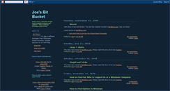 Desktop Screenshot of joesbitbucket.blogspot.com