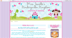 Desktop Screenshot of mrsjanelleskindergarten.blogspot.com