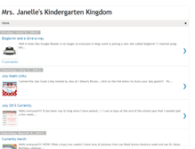 Tablet Screenshot of mrsjanelleskindergarten.blogspot.com