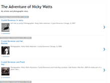 Tablet Screenshot of nickywatts.blogspot.com