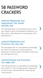 Mobile Screenshot of 58password-crackers.blogspot.com