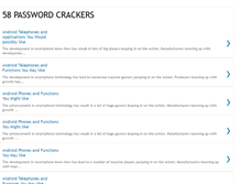 Tablet Screenshot of 58password-crackers.blogspot.com