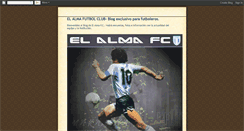 Desktop Screenshot of elalmafc.blogspot.com