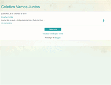 Tablet Screenshot of coletivovamosjuntos.blogspot.com