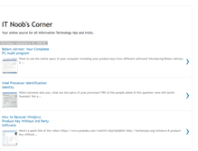 Tablet Screenshot of itnoobscorner.blogspot.com