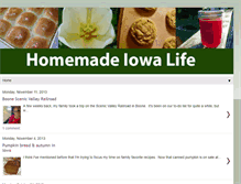 Tablet Screenshot of homemadeiowalife.blogspot.com