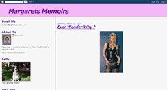 Desktop Screenshot of maireadsmemoirs.blogspot.com