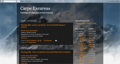 Desktop Screenshot of carpeexcursus.blogspot.com