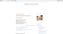 Desktop Screenshot of amorapacionado.blogspot.com