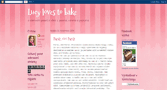 Desktop Screenshot of lucylovetobake.blogspot.com