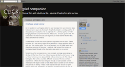 Desktop Screenshot of griefcompanion.blogspot.com