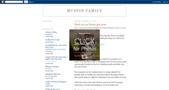 Desktop Screenshot of mustinfamily.blogspot.com