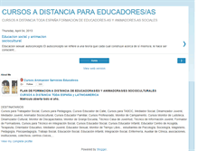 Tablet Screenshot of formacionadistancia.blogspot.com