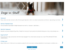 Tablet Screenshot of dogz-n-stuff.blogspot.com