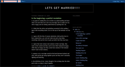 Desktop Screenshot of letsgetmarriednow.blogspot.com