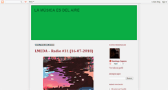 Desktop Screenshot of lamusicaesdelaire.blogspot.com