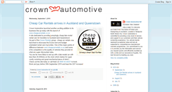 Desktop Screenshot of crownautomotive.blogspot.com