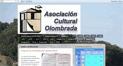 Desktop Screenshot of aculturalolombrada.blogspot.com