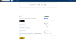 Desktop Screenshot of blog-link-game.blogspot.com
