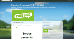 Desktop Screenshot of pressingweb.blogspot.com