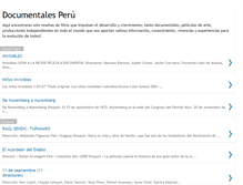 Tablet Screenshot of documentalesperu.blogspot.com