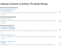 Tablet Screenshot of deathpenaltyyes.blogspot.com