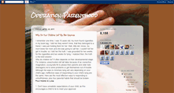 Desktop Screenshot of operationparenthood007.blogspot.com