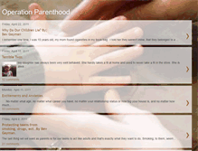 Tablet Screenshot of operationparenthood007.blogspot.com