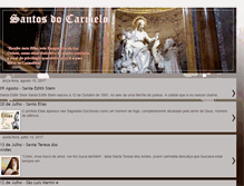 Tablet Screenshot of flordocarmelo-santos.blogspot.com