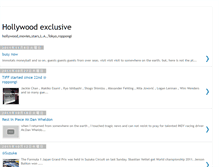 Tablet Screenshot of hollywood-exclusive.blogspot.com