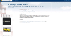 Desktop Screenshot of chicago-bears-football.blogspot.com