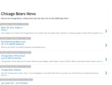 Tablet Screenshot of chicago-bears-football.blogspot.com