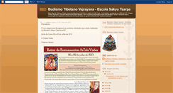 Desktop Screenshot of budismotibetanovajrayana.blogspot.com